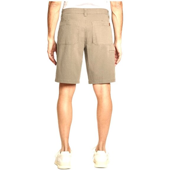 WEATHERPROOF Trail Utility Shorts Secure Pocket 10" Inseam Tan Sz 40 NWT - Picture 2 of 8